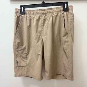 Field and stream youth large khaki shorts